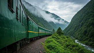 Young Indians Choose Slow Scenic Monsoon Train Routes Today