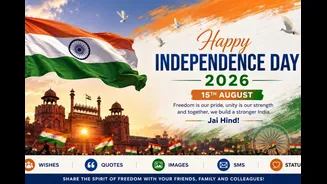 Happy Independence Day 2026 Wishes: Best 15 August Quotes, Messages, Images And Status
