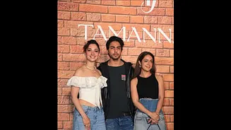 Aryan Khan, Mrunal Thakur & Samantha Ruth Prabhu Grace Bestie Tamannaah Bhatia's Mumbai Launch Party