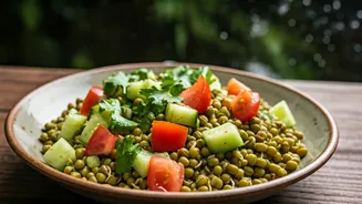 This Sprouted Green Moong Salad Is Perfect For Monsoon Lunches