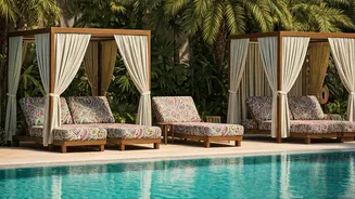 Etro Infuses St. Regis Atlanta Pool with Signature Paisley Elegance