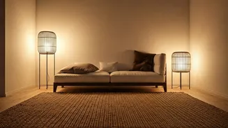 Style Cozy Reading Alcoves With Ambient Lamps And Hemp Rugs