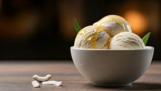 Artisanal Dessert Bars Hype Honey Sweetened Tender Coconut Ice Cream