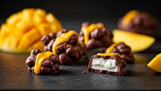 Decadent 3-Ingredient Chocolate Mango Clusters: A Protein-Packed Summer Delight