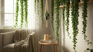 Give Your Living Room A Makeover With Trailing Ivy Plants
