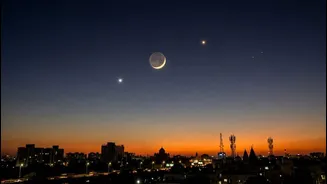 Moon, Venus, Jupiter align as 'celestial triangle': How to watch