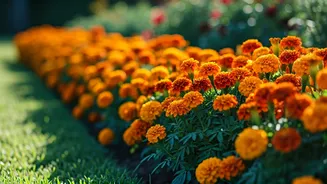 Marigold Borders Make Gardens Look Properly Alive