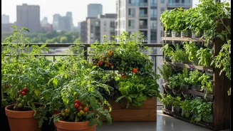 Balcony Gardens Are Moving Beyond Decor To Everyday Use