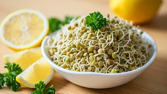 This Sprouted Lentil Lemon Mix Is Ultimate Clean Snack