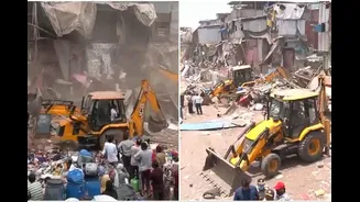 Massive Anti-Encroachment Drive In Mumbai's Bandra East After Court Order, Heavy Police Deployed