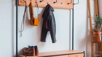 A Utility Bench Can Combine Seating, Storage and Shoe-Changing Space