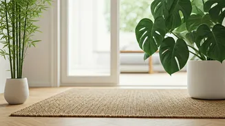Plants, Bamboo And Jute Define Calm Decor