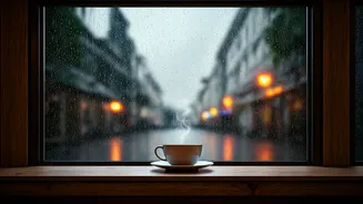 Rain Cafés Blend Comfort, Food And Views