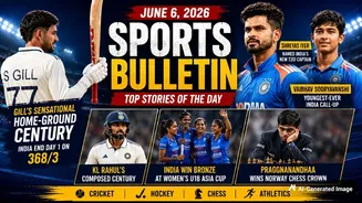 June 6 Sports Wrap: Shubman Gill-KL Rahul Star With Test Century, Shreyas Named T20I Captain, Vaibhav's Historic Call-Up