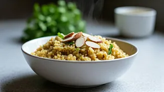 This 10 Minute Almond Oats Upma Energy Hack