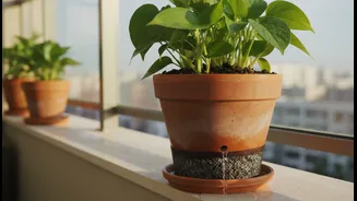 Why container waterlogging is easily avoided using basic low-cost balcony drainage modifications