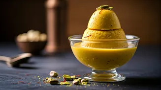 Artisanal Dessert Parlors Reinvent Kulfi Using Saffron Cashew Milk