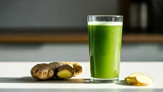 Transform Morning Wellness Rituals Blending Celery Juice With Fresh Ginger