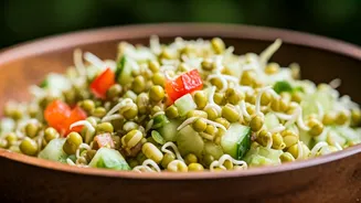Sprouted Moong Dal Salad: Delicious & Digestive-Friendly!