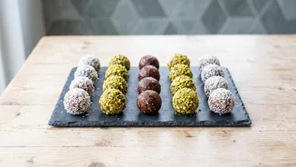 Homemade Energy Snack Solutions Easy Date-And-Nut Balls And Roasted Flaxseeds Today