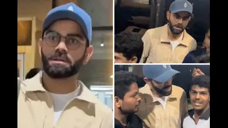 'Kaun Kaun Hai Photo Wala?': Virat Kohli To Fans After Landing In Mumbai | Watch
