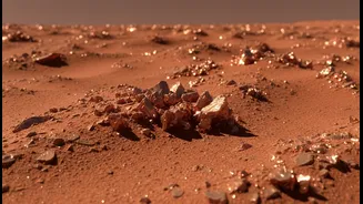 Light, Minerals And Texture Combine To Create Mars's Metallic Illusion