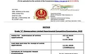 SSC Grade C LDCE 2025 Registration Begins For 326 Stenographer Posts At ssc.gov.in; Check Details Here