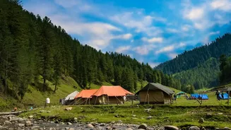 How Young Travelers Explore Scenic Meghalaya Valleys Through Budget River Camping