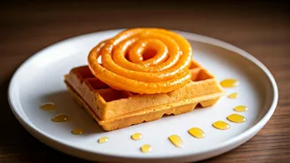 Jalebi Meets Waffles, Dessert Lovers Rejoice