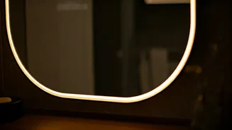 Warm Low Energy LED Mirror Strips Are The Ultimate Hack