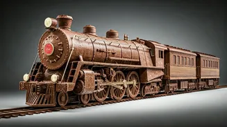 A Sweet Colossus: Andrew Farrugia's 55m Edible Chocolate Train Shatters World Records