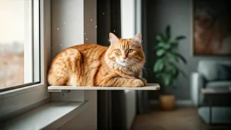 Floating Sun Perches Wrap Apartment Cats In Safe Comfort