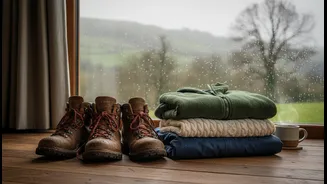 Rainy Hill Holidays Call For Shoes, Layers And A Lighter Schedule