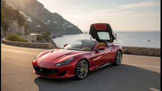 Ferrari’s Amalfi Spider Delivers V8 Sound With The Roof Down In Seconds