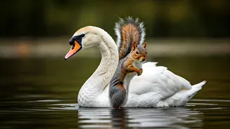 Optical Illusion Personality Test: Swan or Squirrel? Uncover Your Inner Traits!