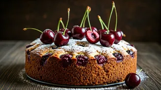This Fast DIY Cherry Fruit Cake Is Total Genius