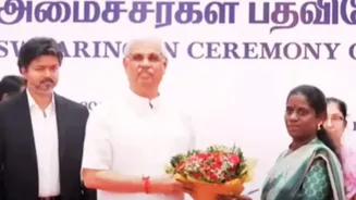 An inspiring 28-year-old housewife is now the youngest minister in Tamil Nadu government