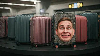 Unforgettable Getaways: Hilariously Ugly Faces on Luggage Beat Airport Mix-Ups!