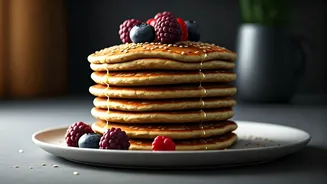 Sesame Seed Pancakes: A Quick, Nutritious Breakfast Delight