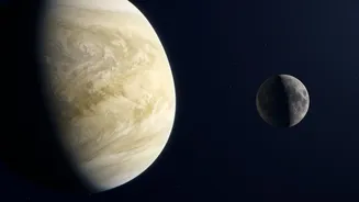 The Important Number In Venus Lost Moon: Simulations Suggest Venus's Slow Rotation Could Have Pulled A Former Moon Back Into The Planet