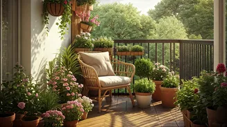 Small Balconies Are Becoming Cosy Green Escapes