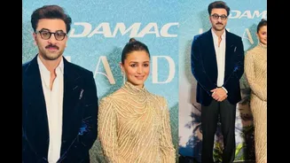 Alia Bhatt Stuns In Vintage Bob Mackie ‘Naked Dress’ In Dubai; Ranbir Kapoor Complements In Velvet Tux