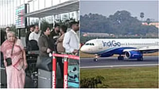 IndiGo Chaos Day 5: Nearly 400 Flights Cancelled So Far Across Major Cities, Long Queue Of Passengers Seen At Airports; VIDEOS