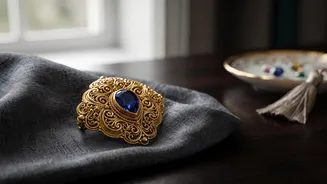How to style brooches with Indian wear