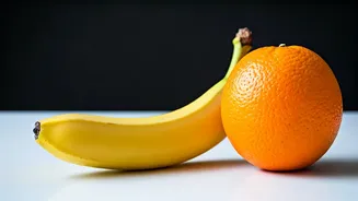 Morning Energy Showdown: Banana's Lasting Fuel vs. Orange's Zesty Boost