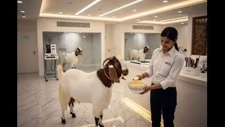 Inside Five-Star Bakrid Boot Camps: Elite Goats Get AC Barns, Spas, Cashew-Milk-Honey Diets