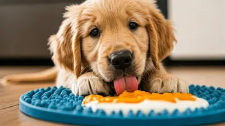 Why Pups Love Chilled Pureed Pumpkin and Yogurt Enrichment Mats
