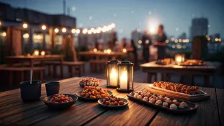 Summer Evenings In Delhi Need Rooftop Food Markets