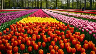 Kashmir's Tulip Garden Blooms: Record 1.4 Lakh Visitors in Just Two Weeks!