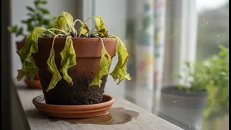 Waterlogged Pots Can Struggle Silently Before Monsoon Leaves Start Collapsing